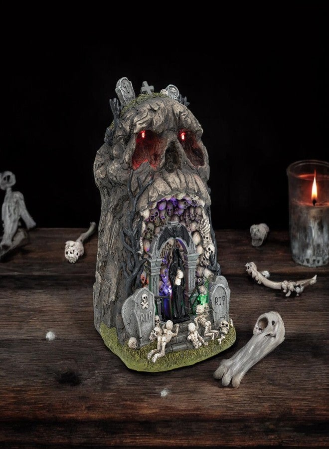 FG Square Gates of Purgatory Animated Halloween Village Multiple Color LED Lights and Sound - Image 2